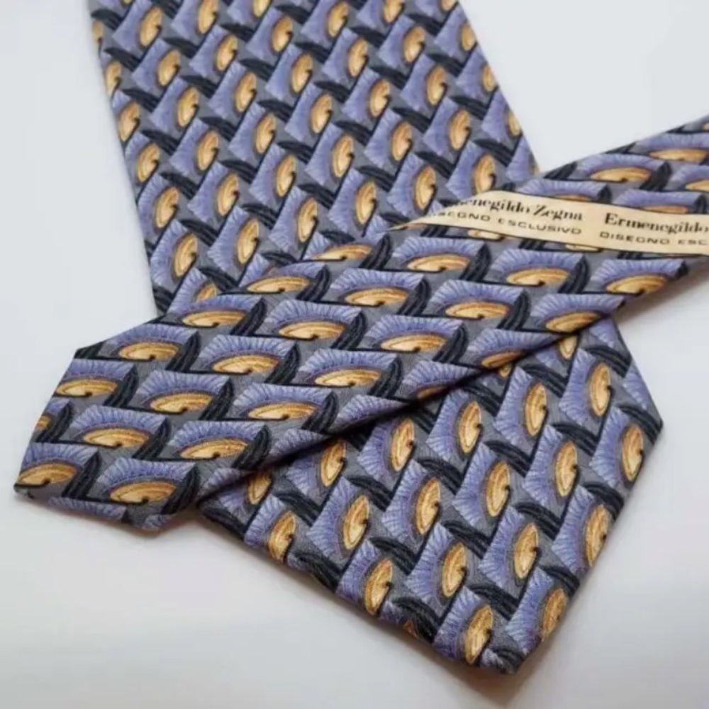 Ermenegildo Zegna Men's Neck Tie Exclusive Design Silk